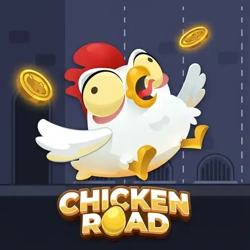 Chicken Road Slot mit fliegendem Huhn und Münzen auf Slotoro Casino
