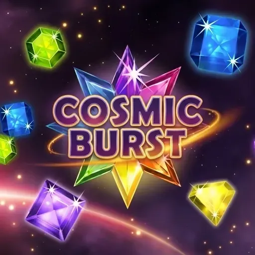 Cosmic Burst Slot mit funkelnden Edelsteinen auf Slotoro Casino