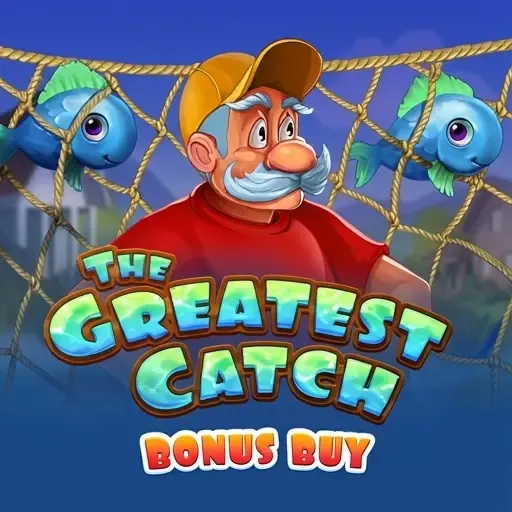 Fischer mit Fischen im The Greatest Catch Slot auf Slotoro Casino