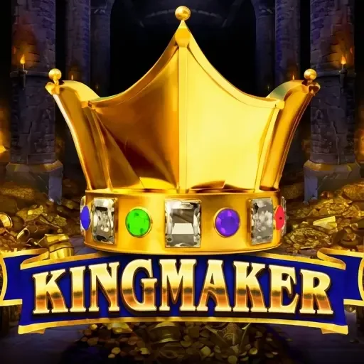 Goldene Krone und Edelsteine Kingmaker Slot auf Slotoro Casino